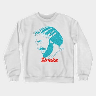 Rapper Retro Overprint Crewneck Sweatshirt